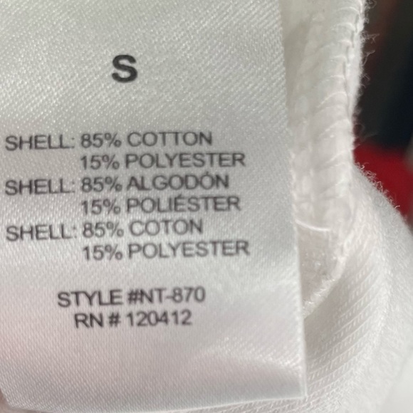 Nia Carrillo Terra Cloth Top in White Size Small NWT - Picture 3 of 12